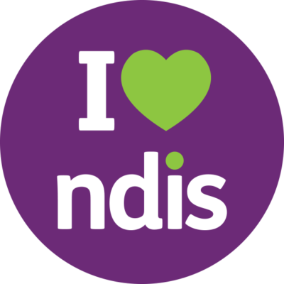 I heart NDIS logo