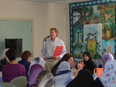 Phillip makes a speech at our AGM 2003