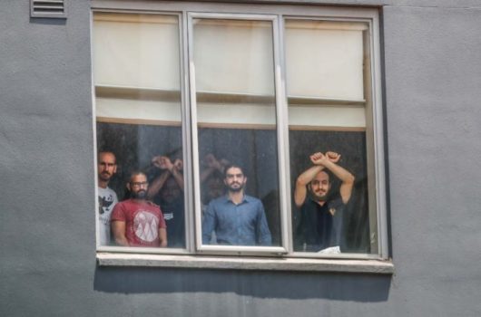 The men held in the Mantra hotel