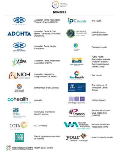 Victorian Oral Health Alliance members